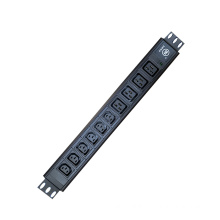 Hybrid Mixed Pdu 16A IEC C13 6 Way C19 4 Way 1.U PDU With Power Indicator Light